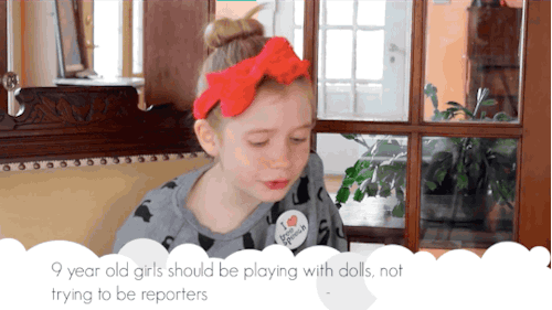 refinery29:This nine-year-old reporter has serious news game — and doesn’t care what anyone else thinks After an elementary schooler broke news of a murder on her investigative news YouTube channel, people got mad. Real mad. But she’s incredibly