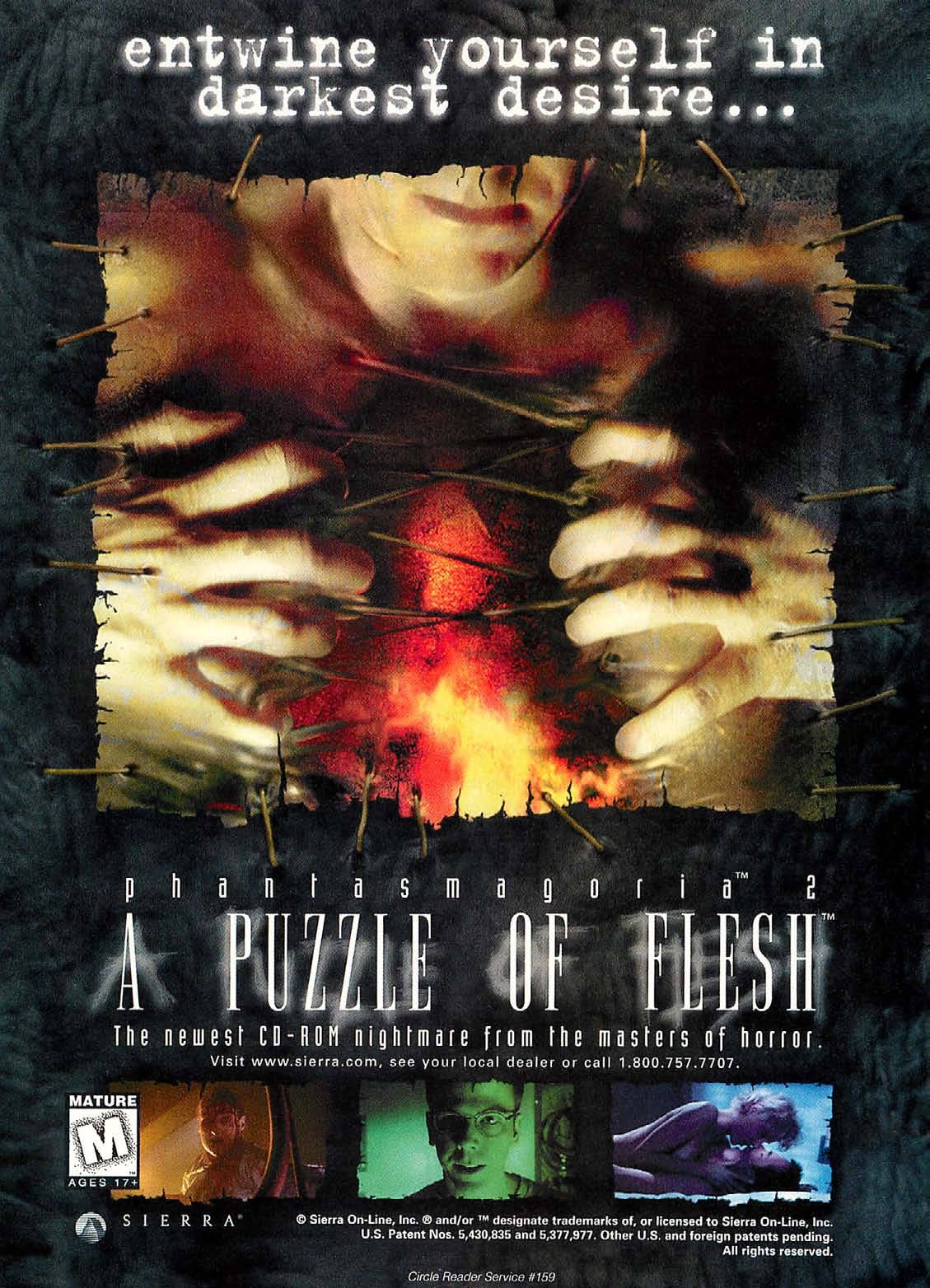 “Phantasmagoria 2: A Puzzle of Flesh”
• Computer Gaming World, November 1996 (#148)
• via CGW Museum