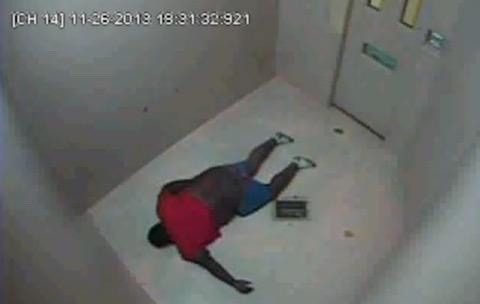 krxs10:  NEW VIDEO RELEASED OF MENTALLY ILL MAN TASED TO DEATH IN POLICE CUSTODY FOR “SAGGING PANTS”  On November 26, 2013, 38 year old Ervin Edwards, partially deaf and mentally ill, was arrested by police for sagging his pants and taken to the