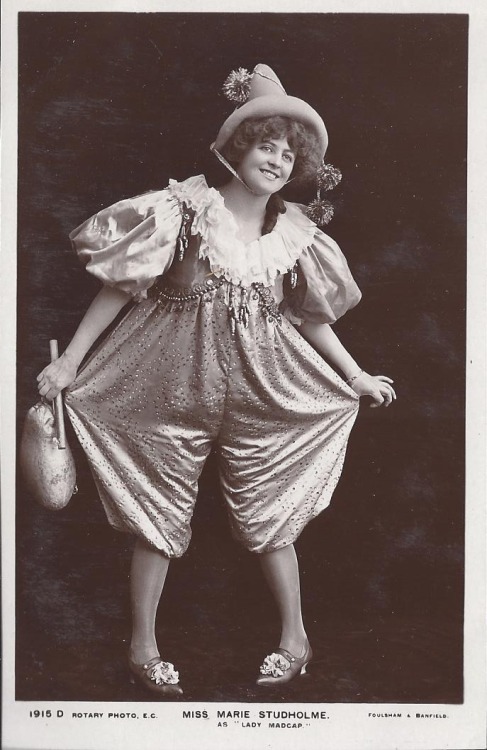 edwardianactreses: Miss Marie Studholme as Lady Madcap