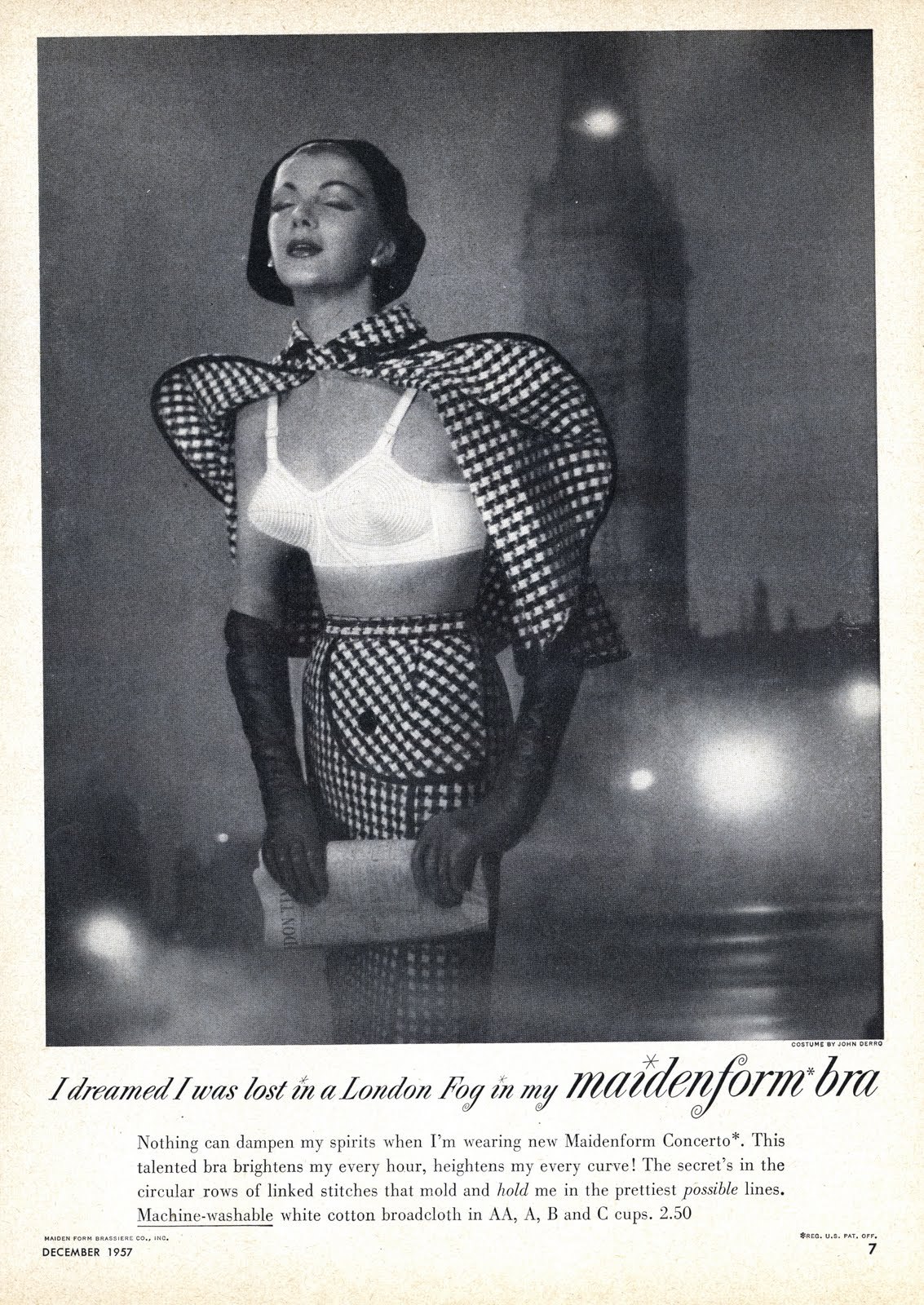 Raiders of the Lost Tumblr — 1957 Maidenform Bra ad