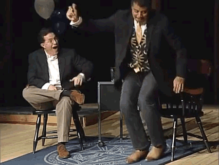 howstuffworks:  Some wonderful GIFs for you from everyone’s favorite astrophysicist,