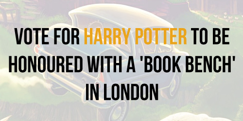 prisonerfromazkaban:  whatthefawkes:   Literary benches have arrived in London for the summer, and you have been going out to the streets and sharing your photographs with us. It’s been delightful to see the many iconic characters and stories scattered