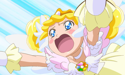 Today’s Princess of the Day is: Candy, from Smile PreCure!A cheerful fairy with a fondness for