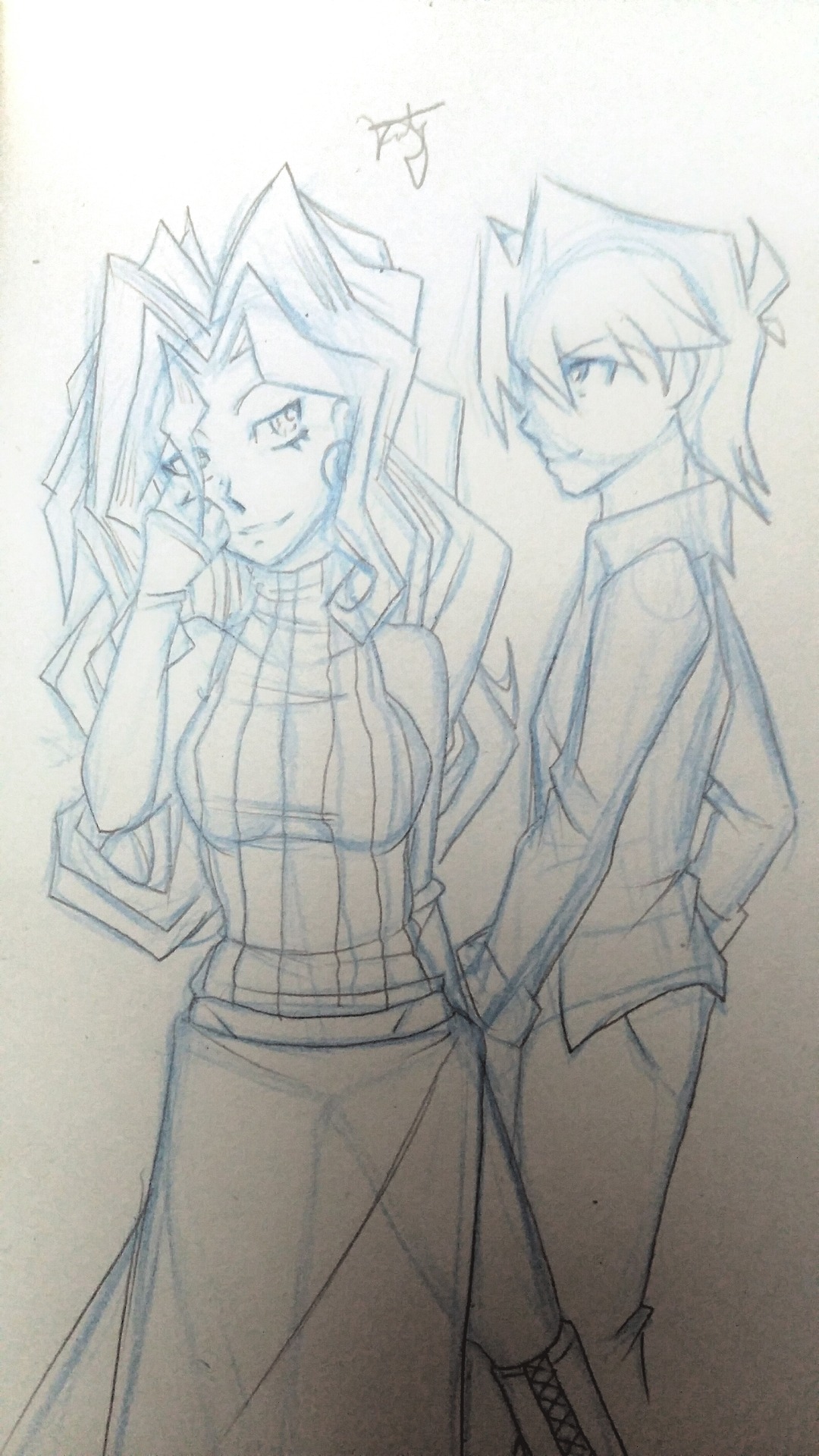 xivatsprutzel:I missed drawing my sweet yugioh otp  I reaaally want my pen back so