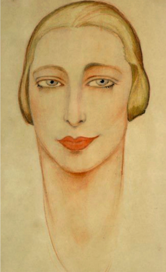 ein-bleistift-und-radiergummi: Gerda Wegener ‘Young Man, Bare Chested’ 1938.
