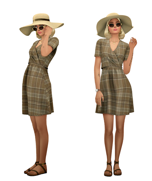 thekims4: TS4 Beach Outfits Lookbook #5 Skin 1, 2, 3 / Hair / Eyebrows / Eyes / NosemaskCloth