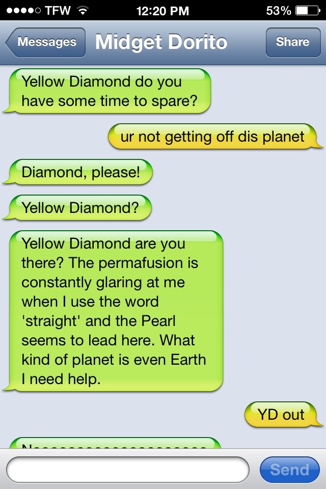 Peridot Straight Jokes herself into trouble and needs help  (Submitted by randomnessincuniverse)