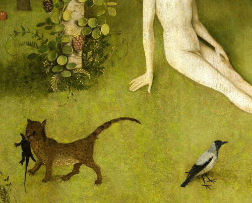 I like how there are like four kinda normal things in the Garden of Earthly Delights and they’re all