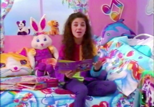 As a young actress, Mila Kunis was the face of the colorful 80s-90s folder supply company, Lisa Fran