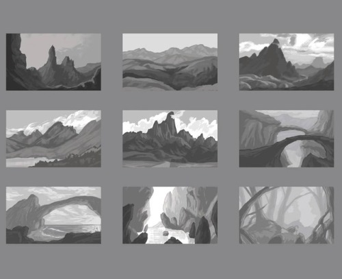 More landscape study! Followed @noahbradley&rsquo;s first art camp videos (the ones free on his 