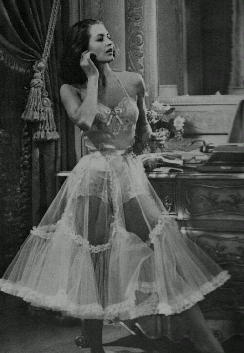 An appreciation of women in petticoats & slips