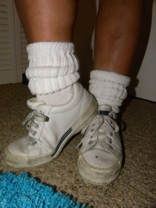 slouchsocks1 - sockmando101 - white slouch socks….God these...