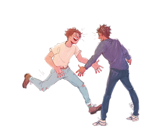 waveoftheocean: reunion!!!!!! (aka oikawa and iwaizumi go to different universities but always, alwa