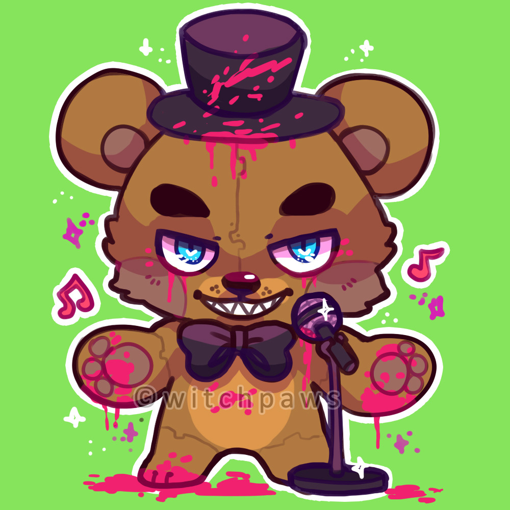 witchpaws:  Five Nights at Freddy’s.