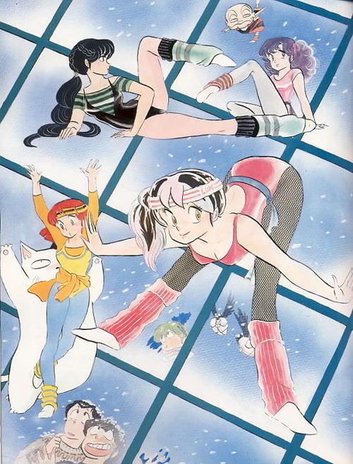 accioharo:  You might think something is totally 80s, but it will probably never be as 80s as the official art from Urusei Yatsura:        