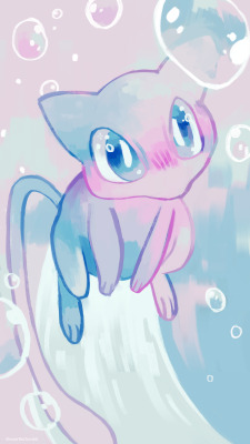 rinnai-rai:  Mew phone background, since