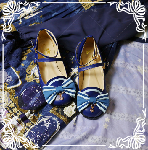 truth2teatold:  Mumu Lolita The Voyager’s Dream sailor shoes preorder