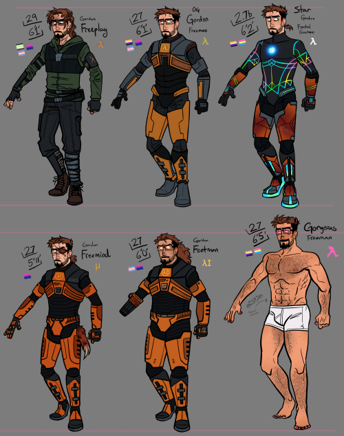 Half-Life doodle dump  λ 5  (mostly random gordon-flavor concept art just for fun =