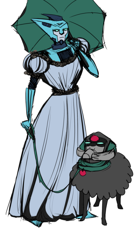 alotofspiders:hey here’s more of this. Longarm is a sheep bc I think they give goats to race h