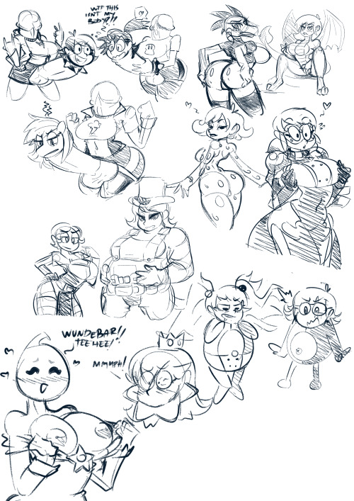   today’s Stream, random Doodle.- Princess ember and Mrs. Saturday head swap- Yumi & Frankie Foster Girldick/Headswap- Phoebe and Miraclous lady bug headswap-Big bertha and Madd moxxie-monokuma and monomi, head swap chiaki & Junko-Rosalina