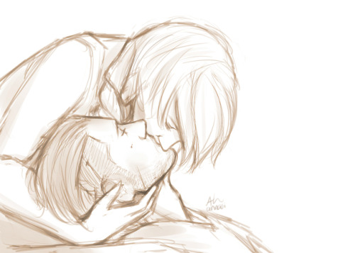 annaoi: A Lazy Morning feat. Modern AU Nyx and Luna.
