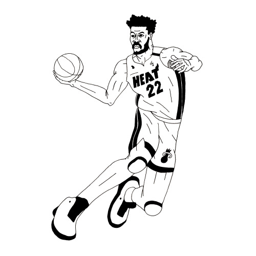 miami jimmy butler drawing