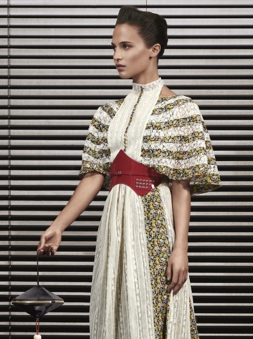 Alicia Vikander for the Louis Vuitton Pre-Fall 2019 Lookbook