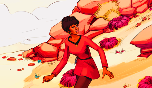 scentedlunarflower: Star Trek Waypoint #1art by Sandra Lanz