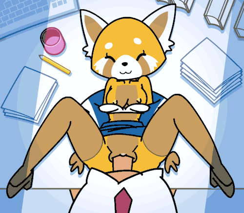 hentai-leaf:   Retsuko from Aggressive Retsuko, by various artists.