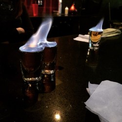 sparkthatbowl:  More flaming shots