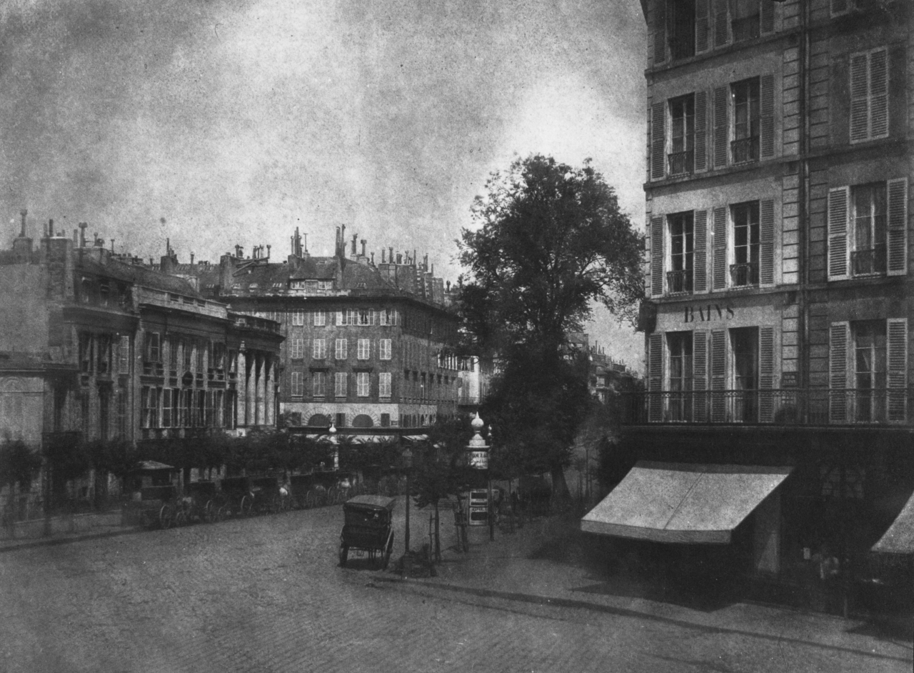 onlyoldphotography:  William Henry Fox Talbot: The Boulevards at Paris, May-June