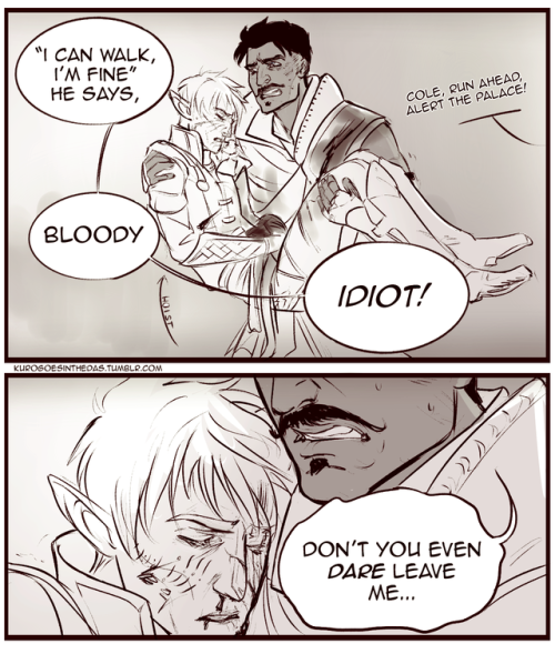 kurogoesinthedas:More like has ever Fael needed Dorian to carry him? The answer is yes, but none of 