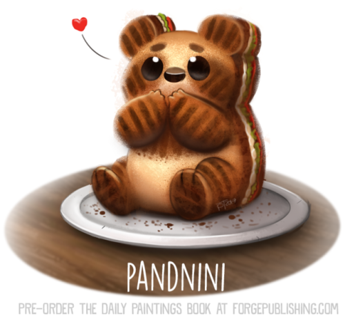 Porn cryptid-creations:  Daily Paint 1641. Pandini photos