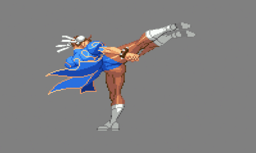 atari5200controller:  Chun Li, Street Fighter III Arcade/Sega Dreamcast - 1997 -