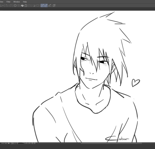 I Love His Smile But I Won't Have Time To Finish It Since I'll Be Only Working On Commissions For A While,