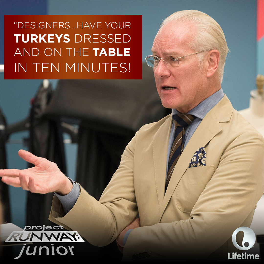 …if Tim Gunn came to your house on Thanksgiving…