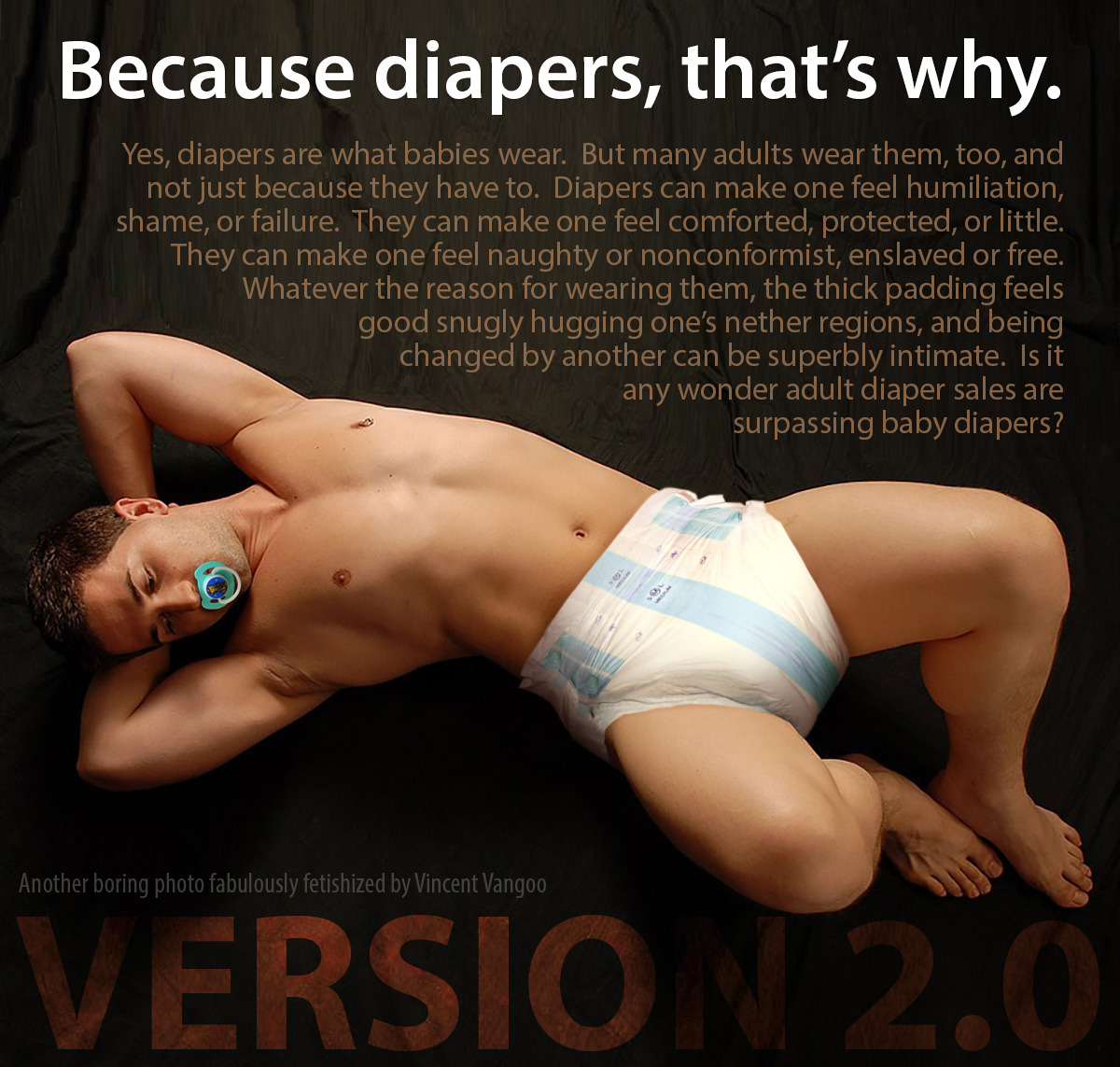 Cute twink diaper photo