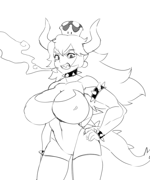 ramudey: Giga-Bowsette batch im sorry… needed to get this out of my system  