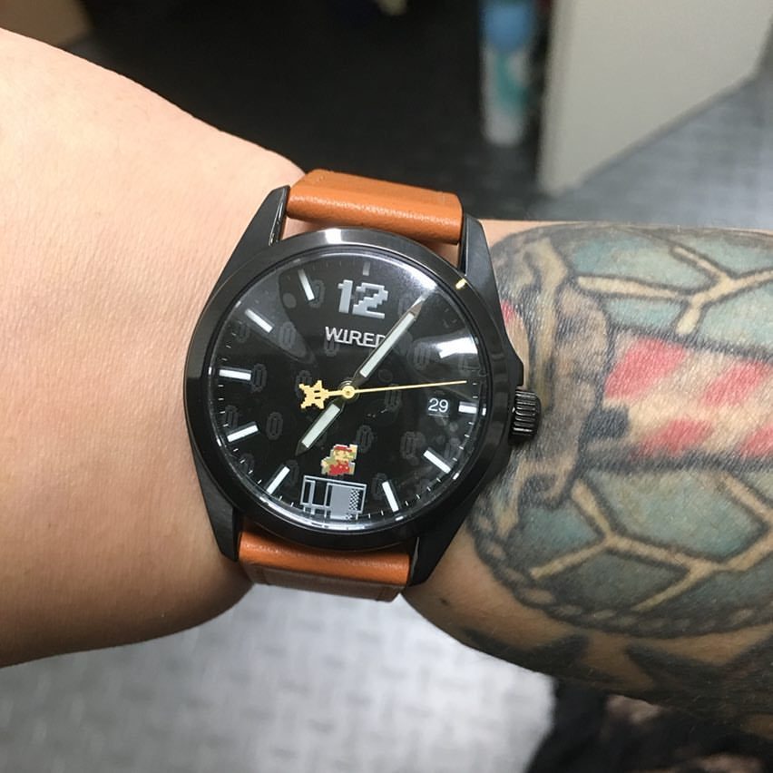 日本最大の ワイアード WIRED マリオ AGAK702 コラボウォッチ 腕時計 