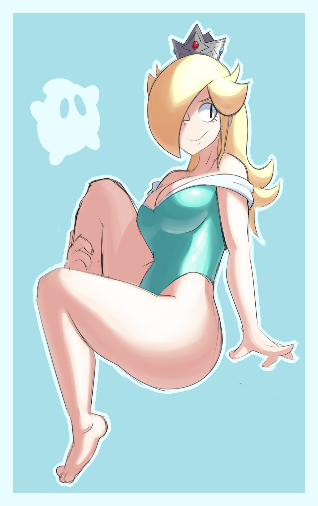 pcengine:    A pin up of of Rosalina!!!!! A return to form, if you will; I haven’t