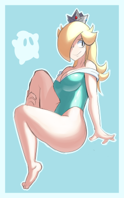 Pcengine:    A Pin Up Of Of Rosalina!!!!! A Return To Form, If You Will; I Haven’t