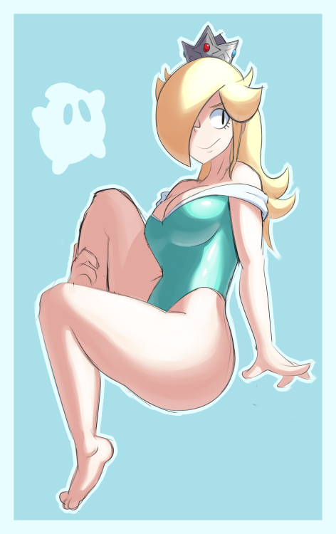 pcengine:    A pin up of of Rosalina!!!!! porn pictures