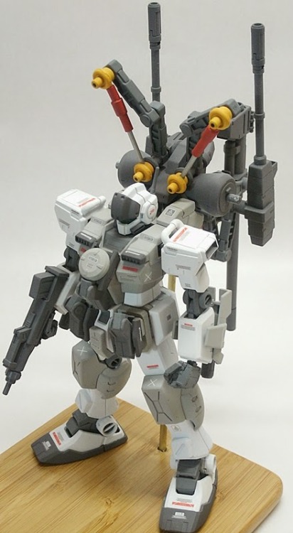 emberspiritx:  1/144 GM Juggler - Custom Build  Modeled by Syou 