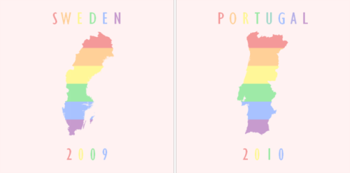 dudes: all 22 countries where nationwide same-sex marriage is legalised. #LoveWins update 30.6.2017: