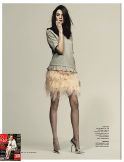  Maribou and Ostrich Feather Skirt from