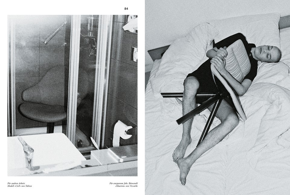 daytwilliams:  I styled myself for Die Zeit magazine wearing a Raf Simons onesie.