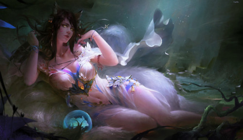 fox girl LAO WANG https://www.artstation.com/artwork/Dna8n