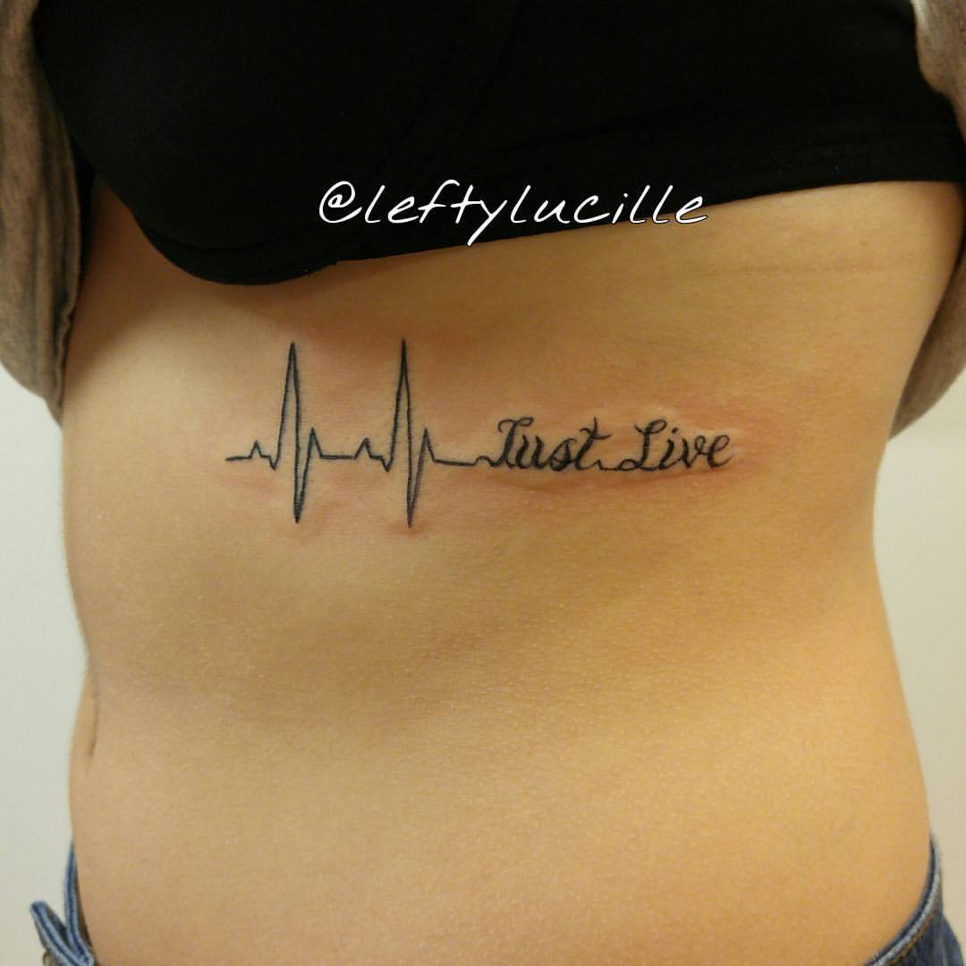 Just live  Phrase tattoos Side hand tattoos Just live tattoo