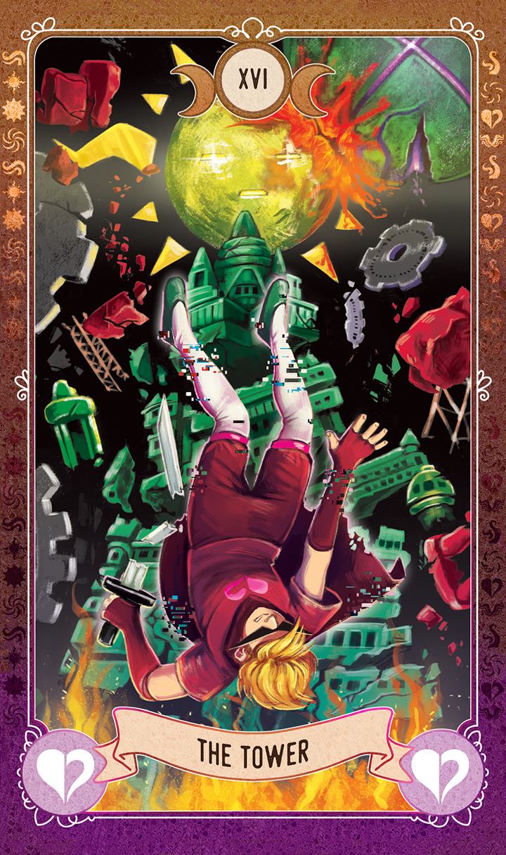 act6tarotproject:  THE ACT 6 TAROT ANTHOLOGY: THE MAJOR DECK (PART V)XVI. The Tower (Artist:
